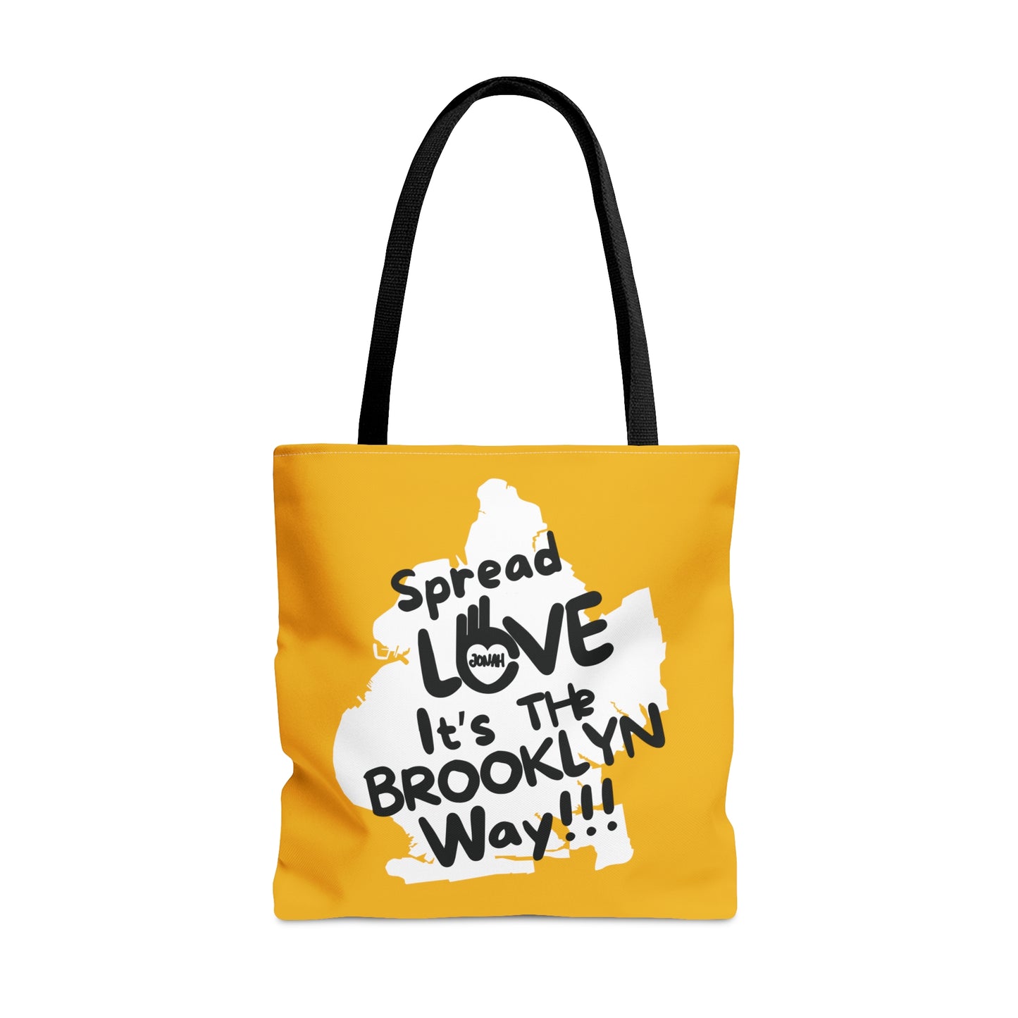 Spread Love Tote Bag (Yellow/White)