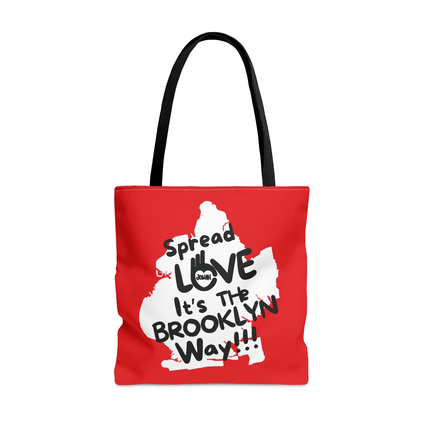 Spread Love Tote Bag (Red/White)