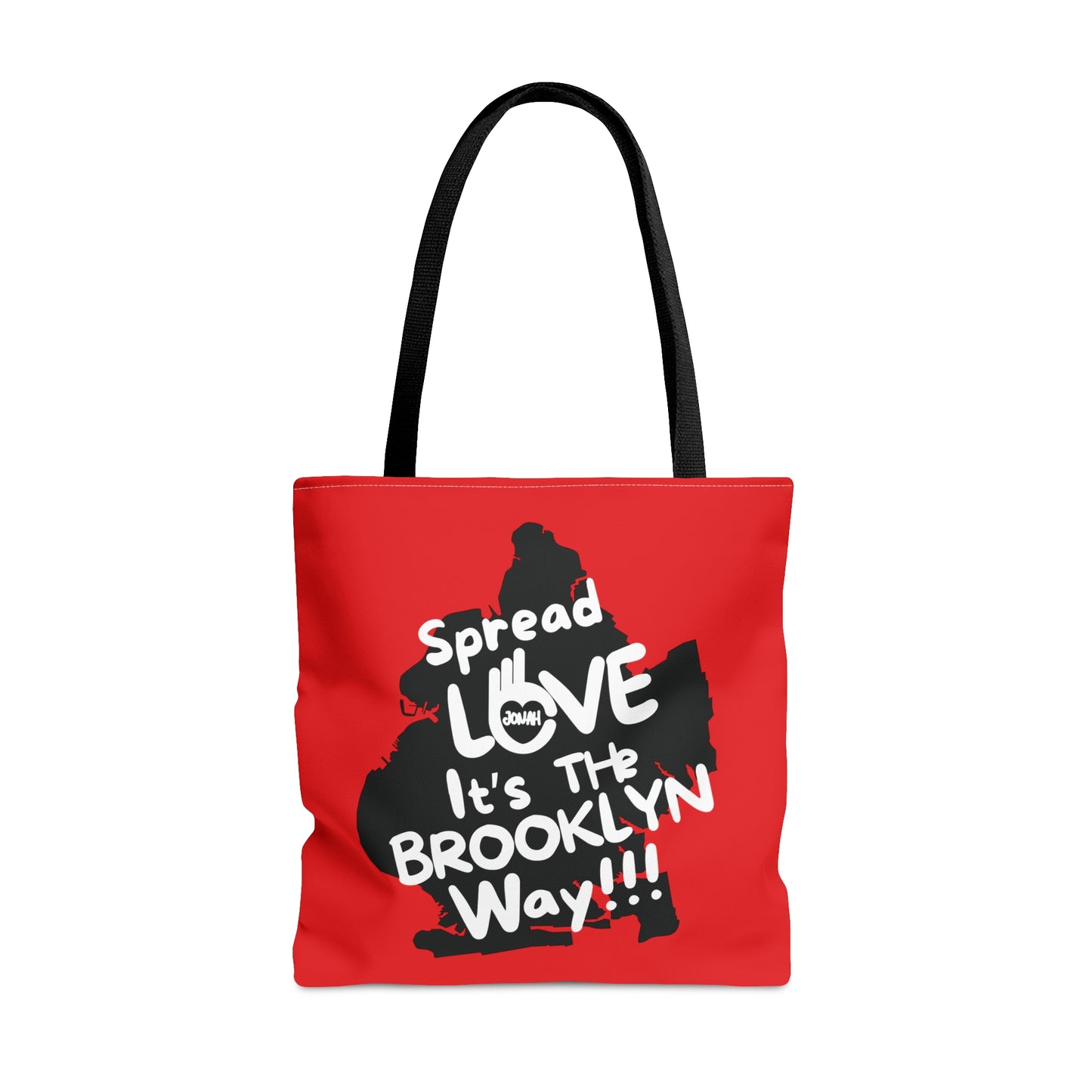 Spread Love Tote Bag (Red/Black)